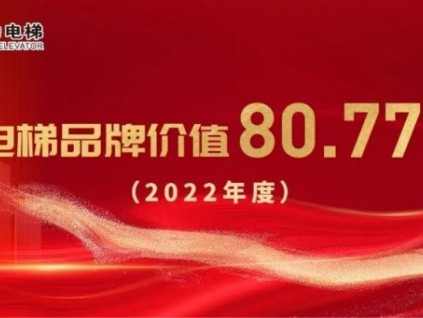 大國品牌 非凡崛起 | 康力電梯穩居2022中國品牌價值評價-中國電梯行業第1位