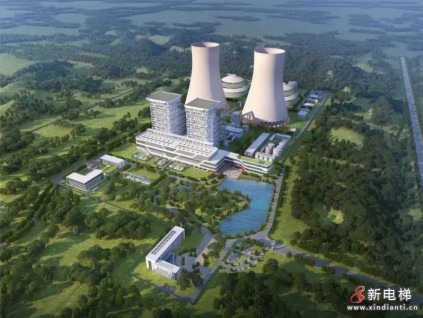 助力國家能源建設 | 康力KLKX消防電梯鼎力支持國能岳陽電廠新建工程首次并網